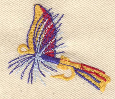 Embroidery Design: Fishing Lure<br> 2.00w X 1.63h