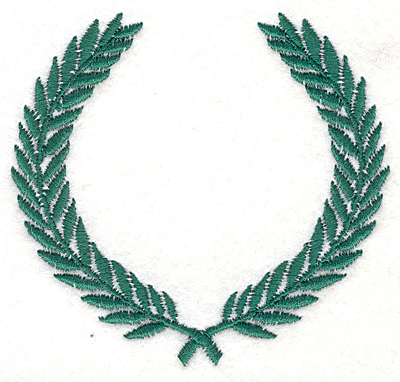 Embroidery Design: Wreath 1<br> 3.90" X 3.75"