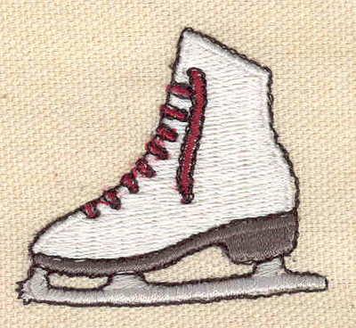 Embroidery Design: Figure Skate A<br> 1.80w X 1.70h