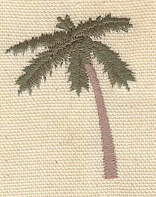 Embroidery Design: Palm tree A<br> 1.60w X 2.00h