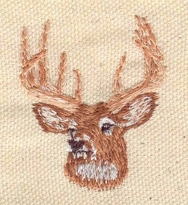 Embroidery Design: Buck<br> 1.43w X 1.77h