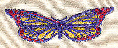 Embroidery Design: Butterfly<br> 1.68w X 1.57h