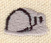 Embroidery Design: Miner's helmet<br> 0.74w X 0.45h