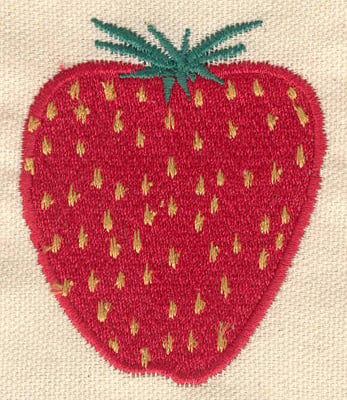 Embroidery Design: Strawberry<br> 2.38w X 2.74h