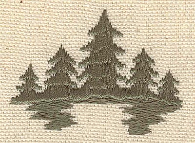 Embroidery Design: Evergreens C<br> 2.00w X 1.50h