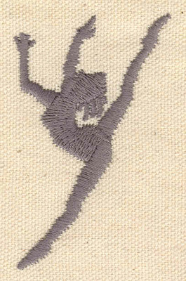 Embroidery Design: Ballet dancer A<br> 1.71w X 2.80h