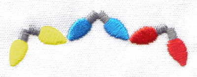 Embroidery Design: Christmas Light 2<br>0.72w X 2.37h