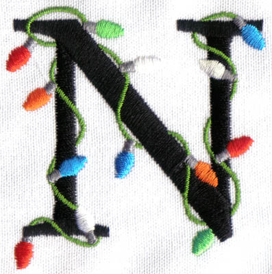 Embroidery Design: Christmas Light N<br>2.41w X 2.43h | Embroidery Legacy Embroidery Design: Christmas Light N<br>2.41w X 2.43h