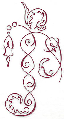 Embroidery Design: Art Deco 112<br> 9.14w X 4.84h