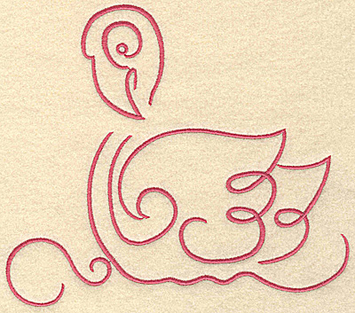 Embroidery Design: Flamingo 8 large<br> 7.45w X 6.52h