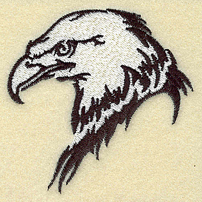 Embroidery Design: American Eagle head side view medium<br> 3.25w X 3.24h
