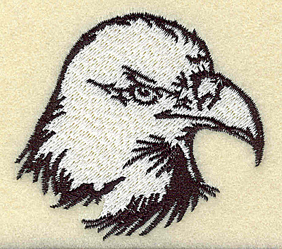 Embroidery Design: American Eagle head small<br> 2.75w X 2.49h