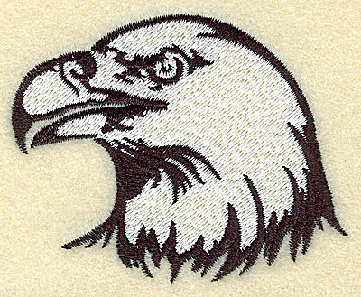 Embroidery Design: American Eagle head small<br> 3.15w X 2.55h
