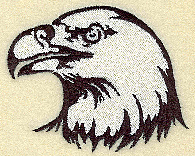 Embroidery Design: American Eagle head medium<br> 4.09w X 3.31h