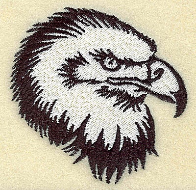Embroidery Design: American Eagle head small<br> 2.97w X 2.92h