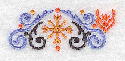 Embroidery Design: Mini border piece 1<br> 2.47w X 1.02h