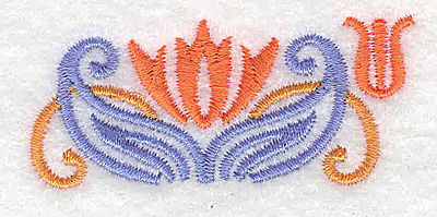 Embroidery Design: Mini border piece 2<br> 2.47w X 1.08h