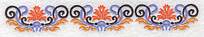 Embroidery Design: Border 3<br> 6.95w X 0.98h