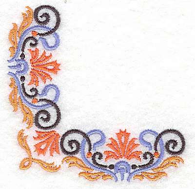 Embroidery Design: Corner 3<br> 3.25w X 3.25h
