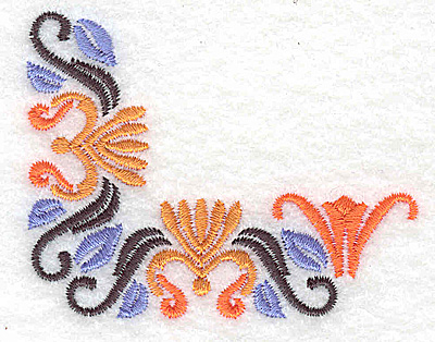 Embroidery Design: Corner 5<br> 2.94w X 2.34h