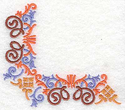 Embroidery Design: Corner 6<br> 3.52w X 3.11h