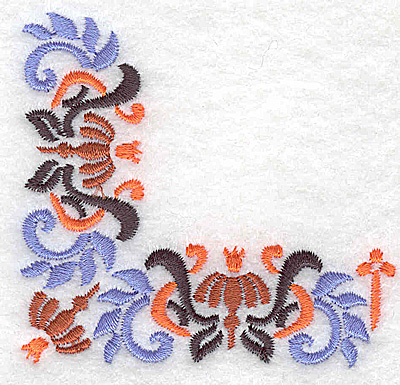 Embroidery Design: Corner 7<br> 3.00w X 2.79h