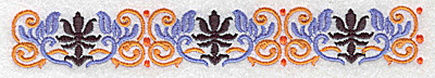 Embroidery Design: Border 8<br> 6.98w X 1.01h