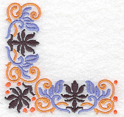 Embroidery Design: Corner 8<br> 3.20w X 3.13h