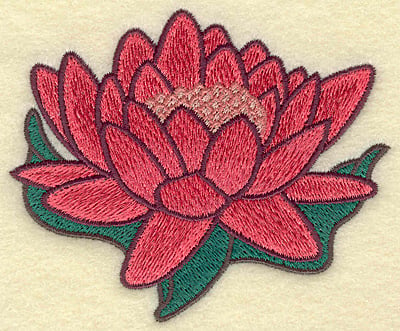 Embroidery Design: Water Lilly<br> 3.90w X 3.28h