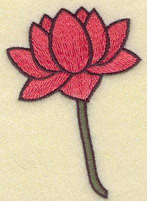 Embroidery Design: Flower<br> 2.46w X 3.53h