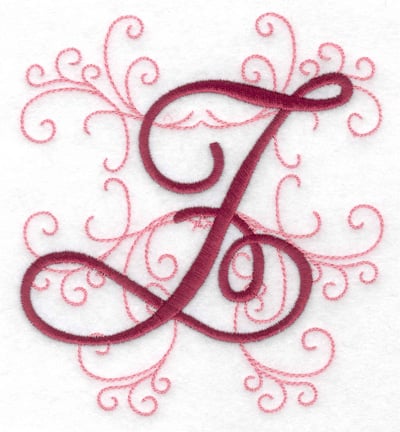 Embroidery Design: Z large<br> 4.52w X 4.97h