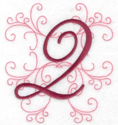 Embroidery Design: 2 large<br> 4.46w X 4.97h