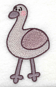 Embroidery Design: Emu<br> 1.92w X 3.52h