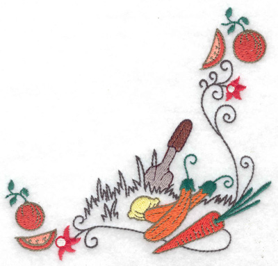 Embroidery Design: Harvest corner<br> 4.94w X 4.74h