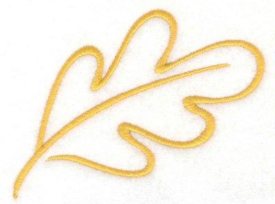 Embroidery Design: Oak leaf<br> 3.88w X 2.85h