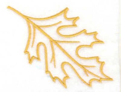 Embroidery Design: Leaf<br> 3.89w X 3.01h