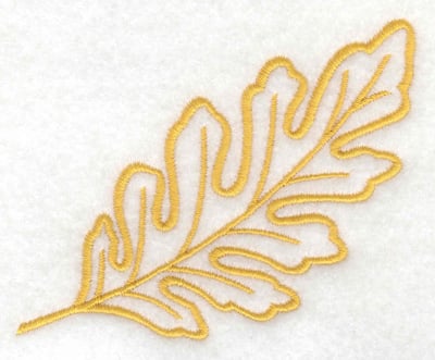 Embroidery Design: Oak leaf<br> 3.70w X 2.91h | Embroidery Legacy Embroidery Design: Oak leaf<br> 3.70w X 2.91h