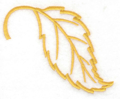 Embroidery Design: Beech leaf   <br> 3.63w X 2.86h