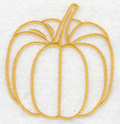 Embroidery Design: Pumpkin<br> 3.29w X 3.57h