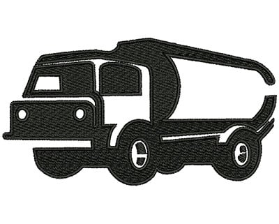 Embroidery Design: Truck<br> 4.02w X 2.16h