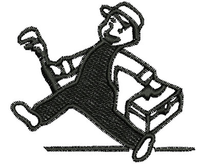 Embroidery Design: Handy Man Cartoon<br> 2.50w X 2.19h