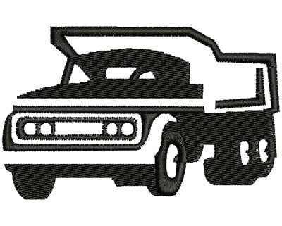Embroidery Design: Truck <br> 3.35w X 2.09h