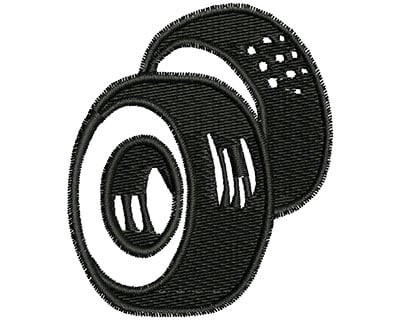 Embroidery Design: Tires<br> 2.04w X 2.42h