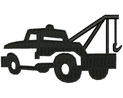Embroidery Design: Tow Truck <br> 3.98w X 2.26h