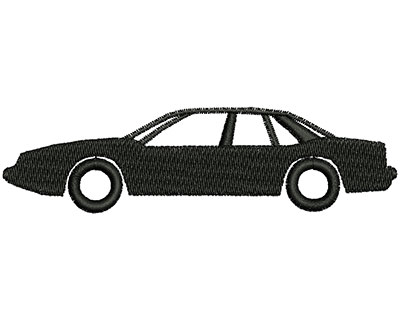 Embroidery Design: Car<br> 4.07w X 1.10h