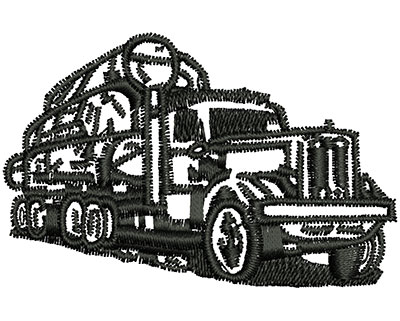 Embroidery Design: Log Truck<br> 2.48w X 1.60h