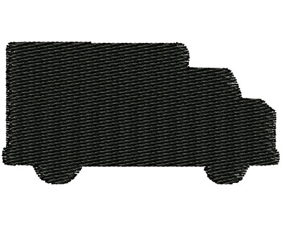 Embroidery Design: Truck Outline<br> 1.98w X 1.01h