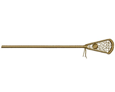 Embroidery Design: Lacrosse Stick <br> 4.91w X 0.86h