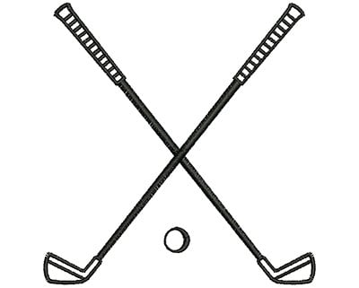 Embroidery Design: Crossed Golf Clubs<br> 3.17w X 3.29h | Embroidery Legacy Embroidery Design: Crossed Golf Clubs<br> 3.17w X 3.29h