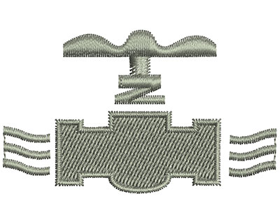 Embroidery Design: Faucet <br> 2.22w X 1.34h